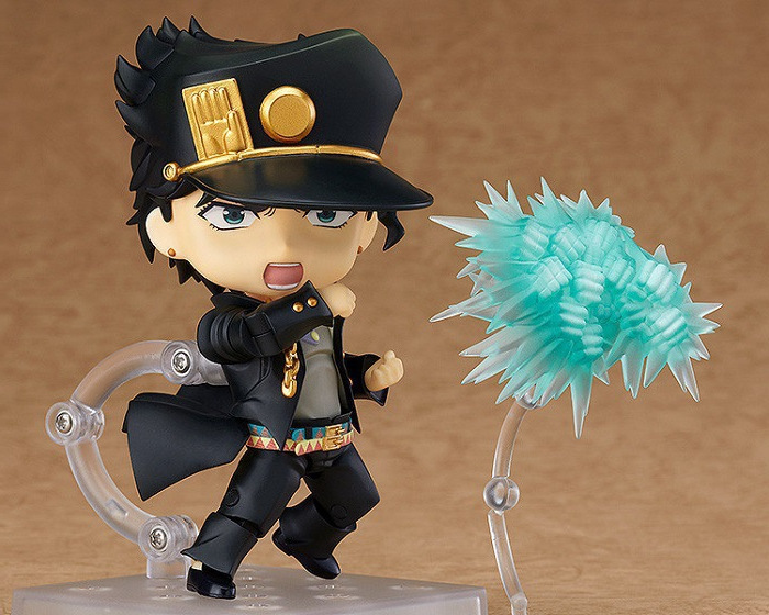 jojo奇妙冒险 985#空条承太郎 关节可动 q版黏土人 换脸公仔手办