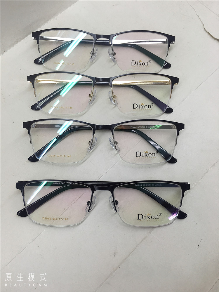 迪克逊20年9月26号新款半框合金时尚休闲系列配镜眼镜架2044