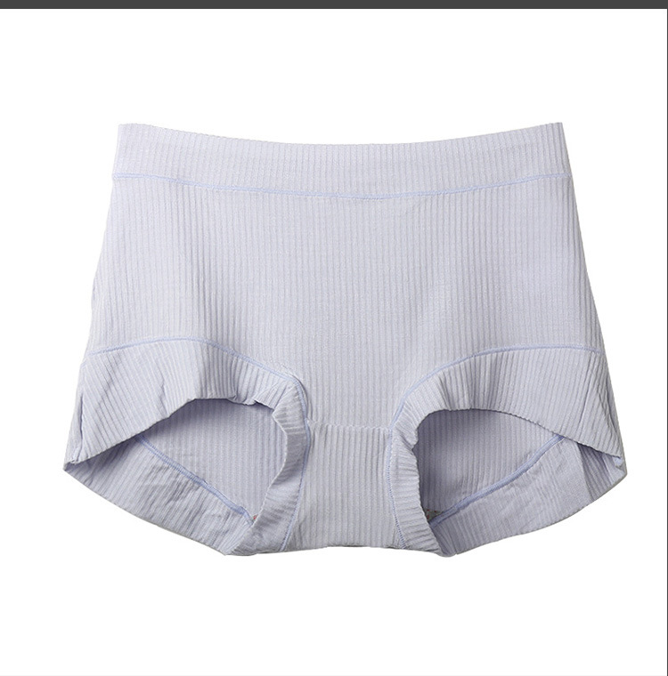 女士再生纤维莫代尔内裤女高腰平角内裤头棉质裆透气无痕大码厂家