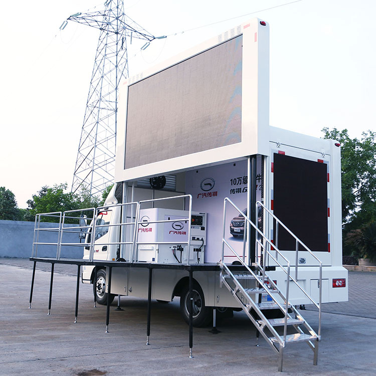小型led舞台车 小篷车巡展国六排放景川供移动广告车快闪店宣传车
