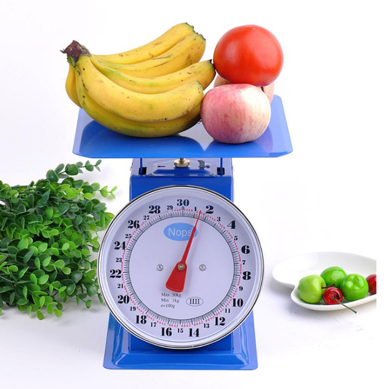 老式铁皮弹簧称5至30公斤平板度盘秤台秤托盘秤厨房秤案秤水果秤