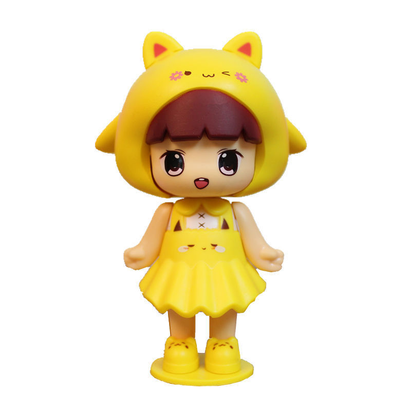 叮小马换装盲盒公仔泡泡玛特潮玩手办q萌拼装玩具车载摆件礼物糖