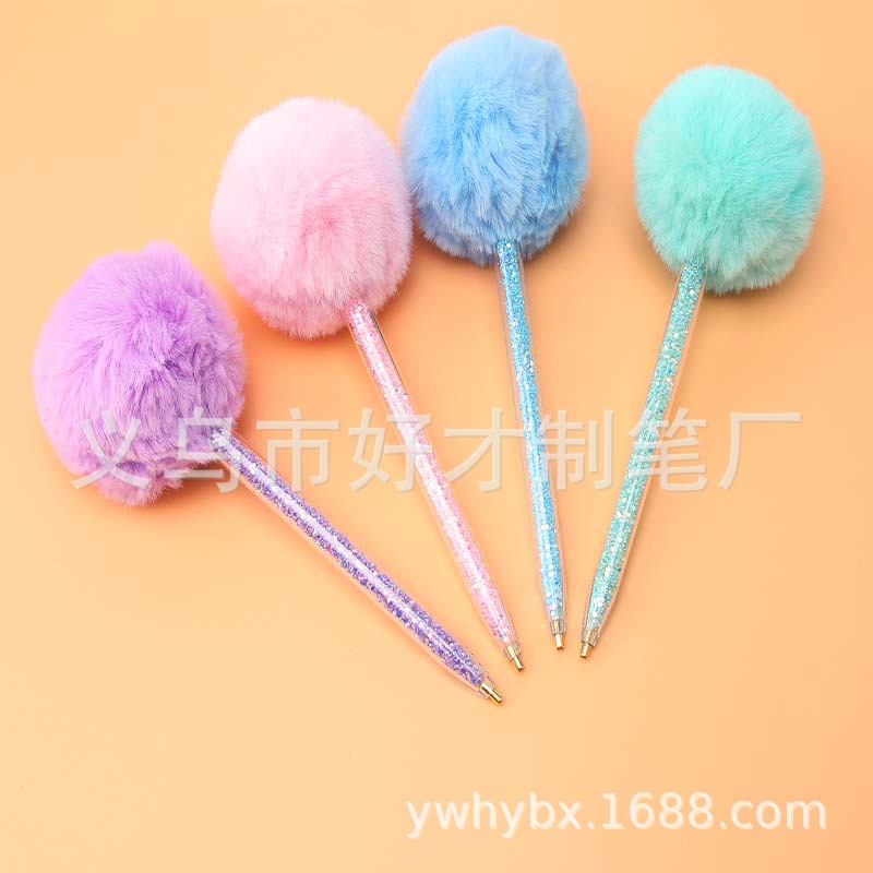 Diamond Painting Tools Spot Drill Pen Cross Stitch Spot Drill Tool Nail Art Sticking Drill Pen Big Hair Ball Diamond Painting Spot Drill Pen