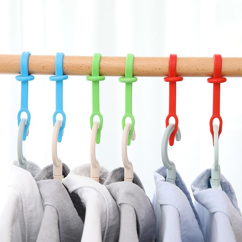 晒衣绳防滑防风扣衣架晾衣杆扣环卡扣防风吹掉固定扣室外家用