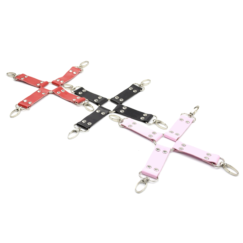 情趣性用品女用捆绑束缚带 十字扣手脚铐配件 女奴调教另类刑具