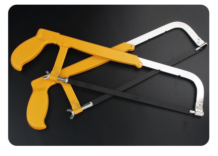 临沂钢锯弓厂家手用锯架子12寸电镀加厚可调木工折叠多功能钢锯架