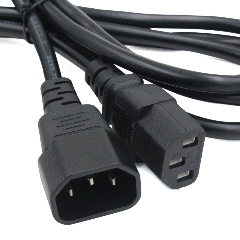 ups服务器pdu电源线3芯延长线1平方10a16ac19-c20转c13-c14-c15粗