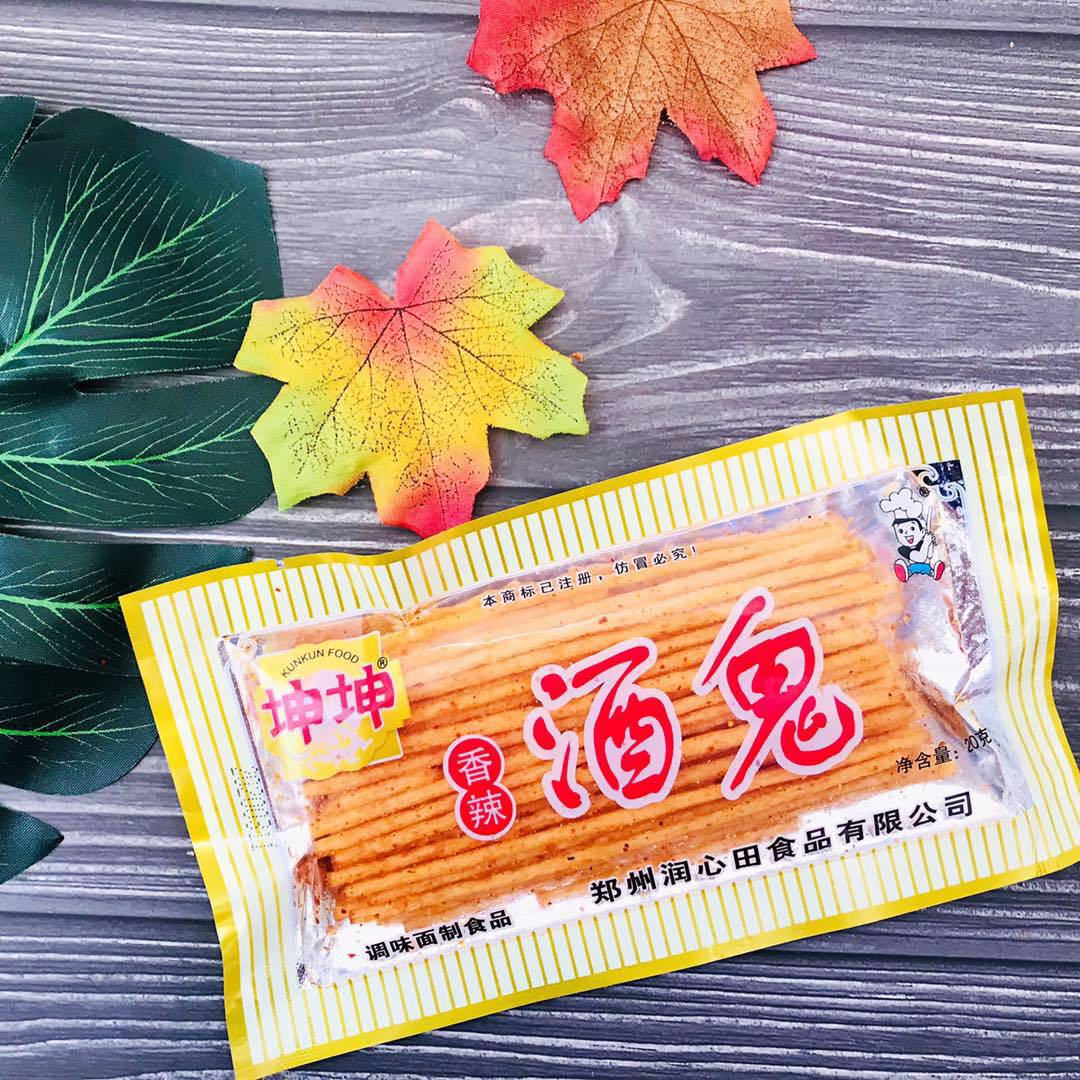 坤坤酒鬼辣条20g怀旧小零食80后90后老式麻辣童年儿时面筋