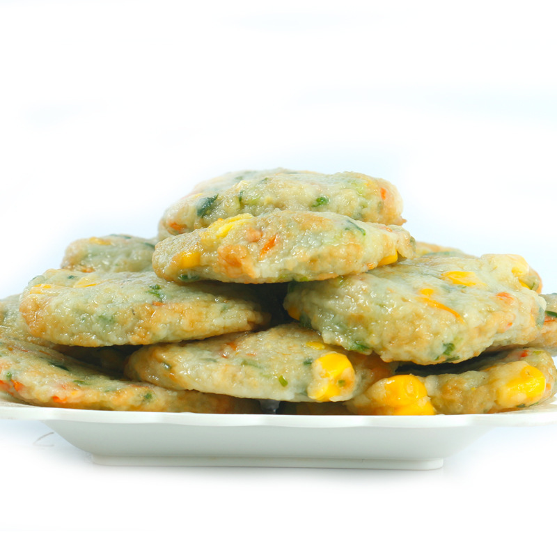 永昊三鲜鱼饼2.5kg/包煎炸炒煮蒸小吃火锅食材冷冻食品火锅烧烤料