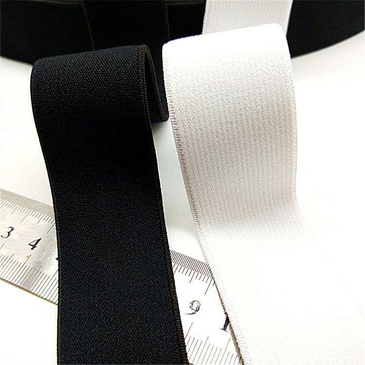 Spot Supply 2-4.5cm Imitation Nylon Brushed Elastic Band Soft Skin Elastic Double-Sided Velvet Ribbon