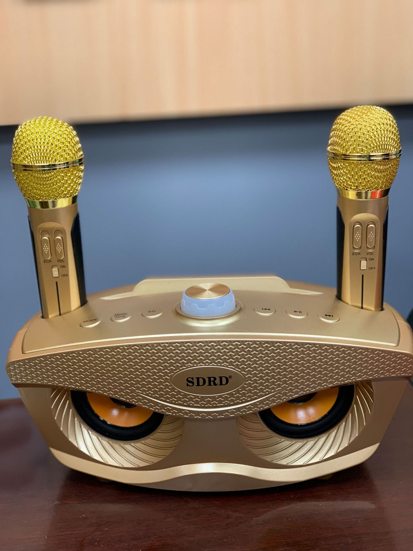 sd306家庭蓝牙音箱麦克风家庭ktv双人对唱全民k歌无线声卡支持