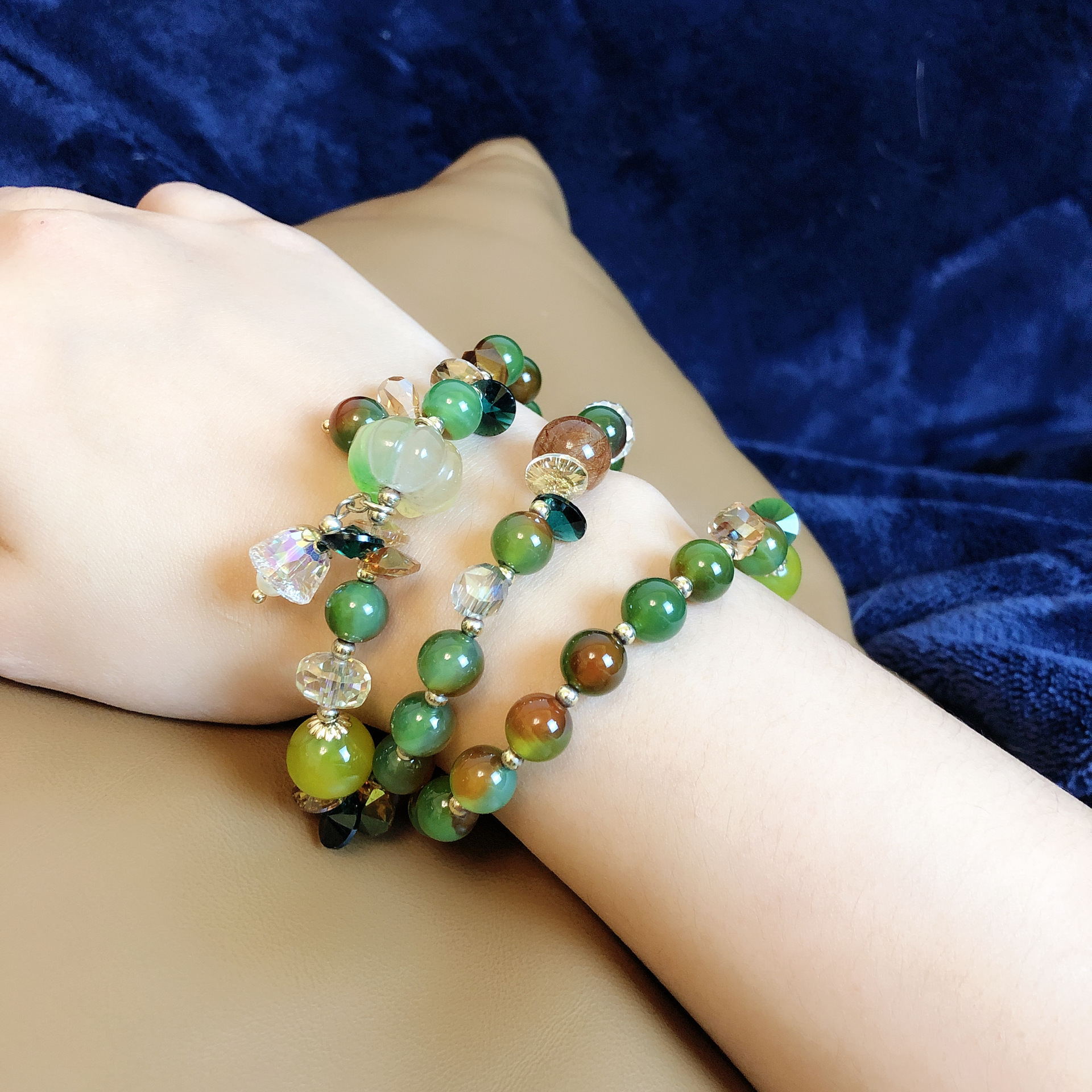 可以包装散装保健功能无造型其他样式女式种类手链品牌其他材质玉髓福