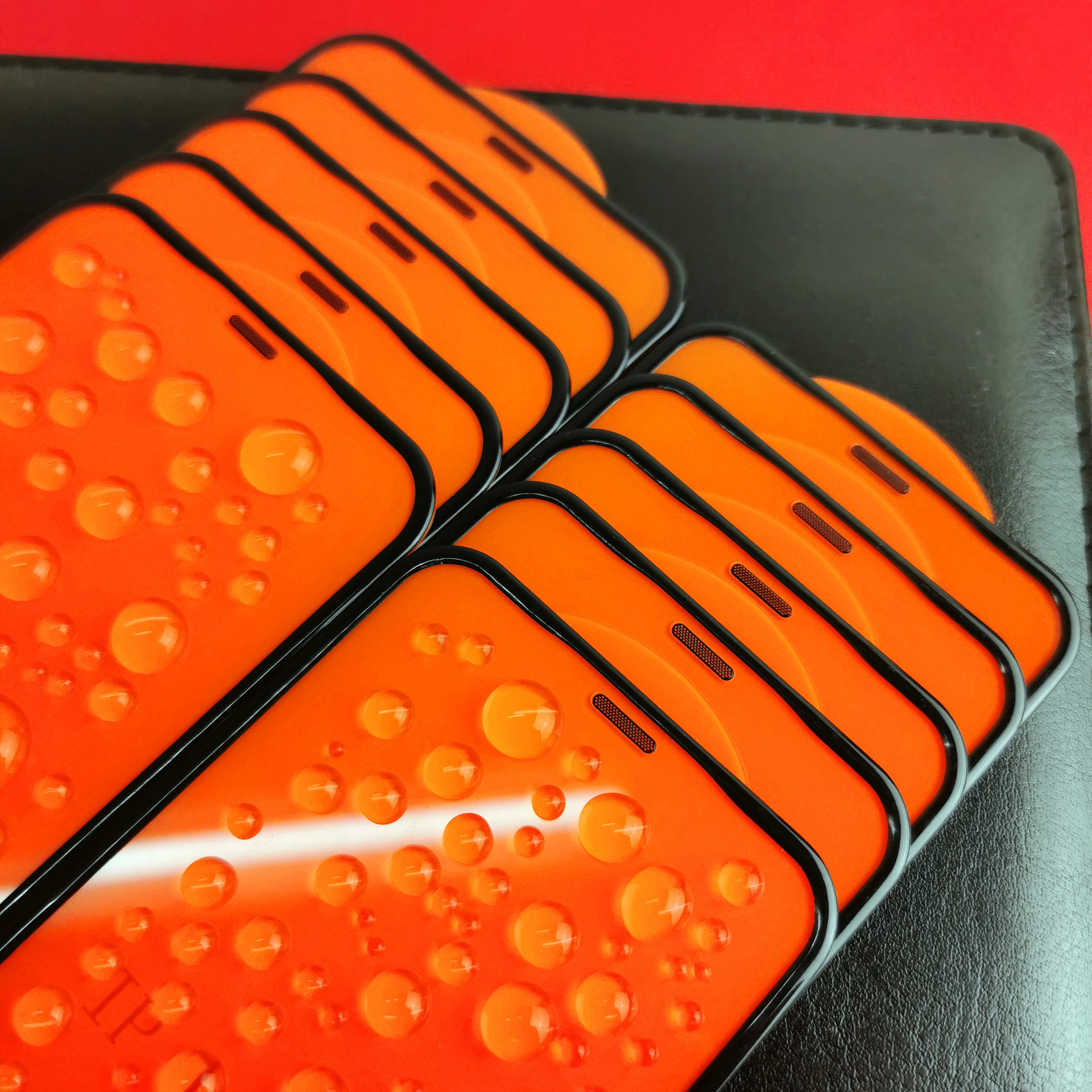 适用iphone12promax防摔3d不碎边钢化膜苹果12mini注塑弹性保护膜