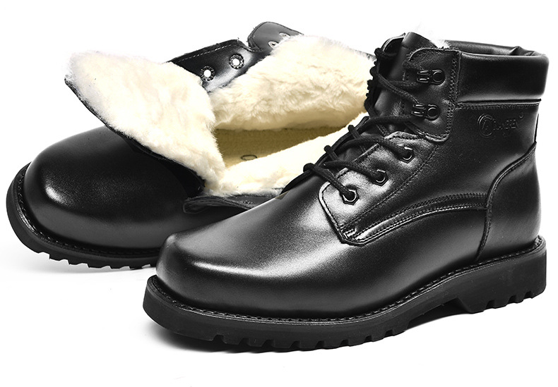 际华3515男靴特种兵作战靴固特异羊毛靴户外棉鞋保暖防寒靴男鞋