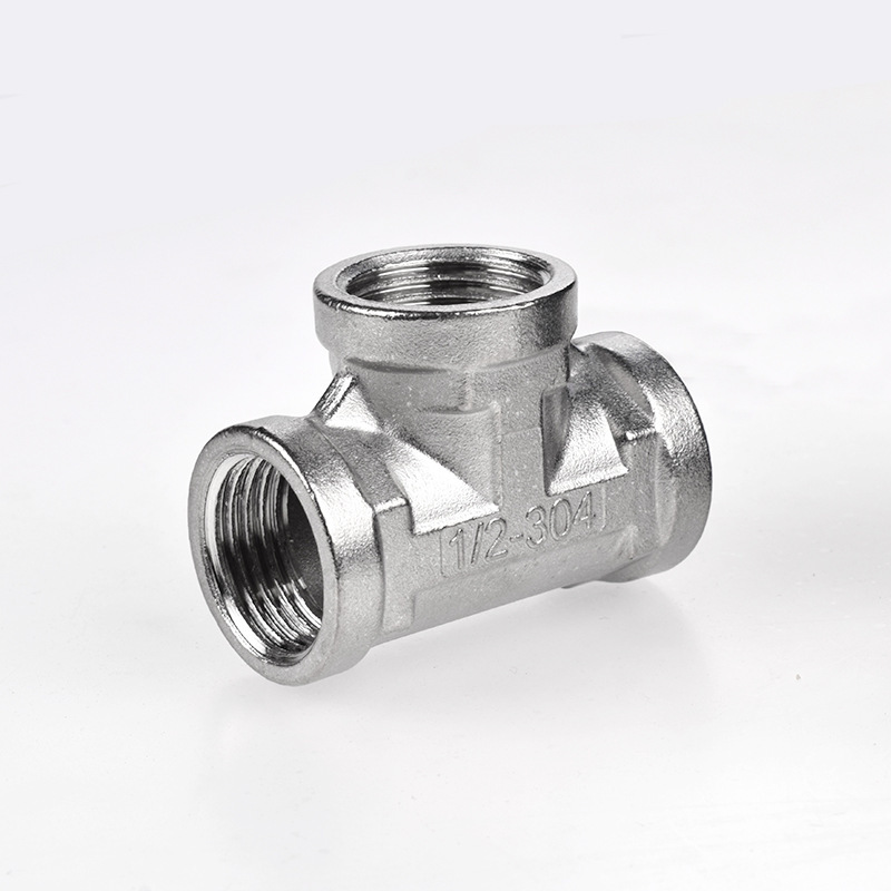 厂家直供不锈钢三通外外内三通弯头管古对丝内外丝补心低价质好