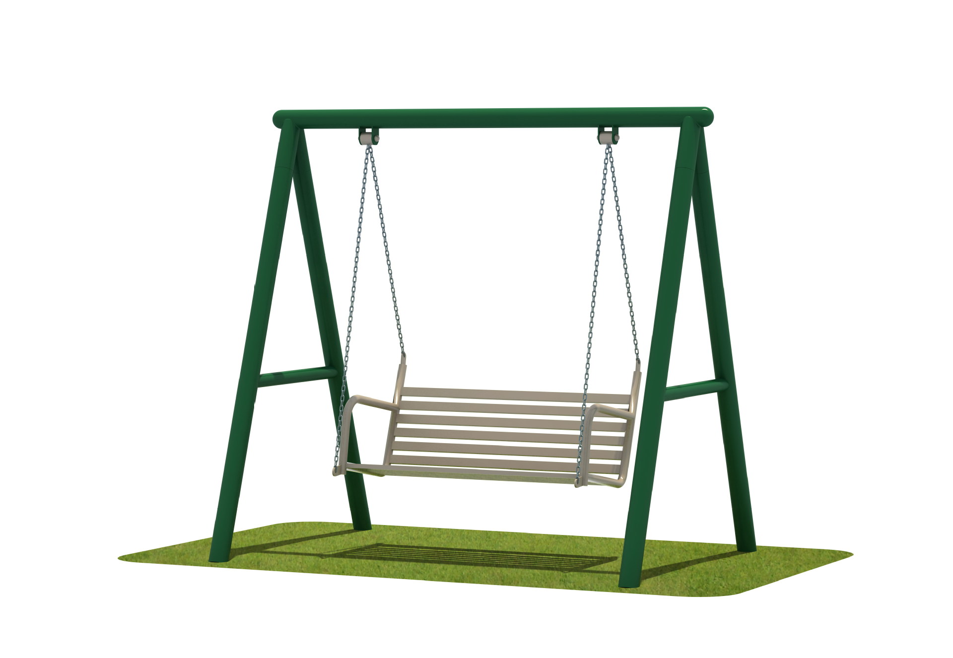 厂家直销幼儿园秋千架小滑梯组合户外秋千广场铁架秋千公园秋千