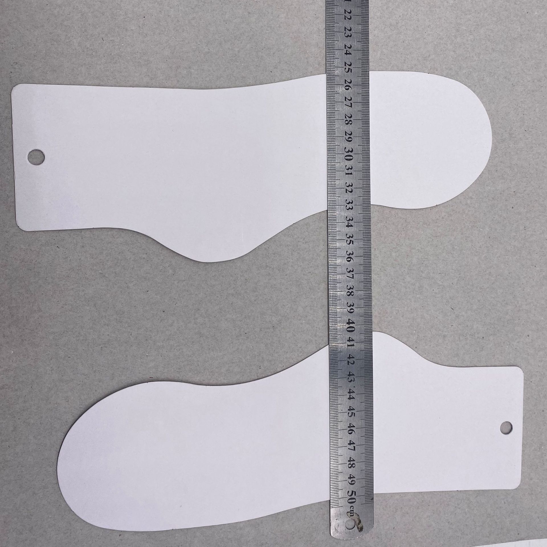 批发不规则船袜硬纸卡创意灰板纸丝袜纸卡袜子定型袜卡