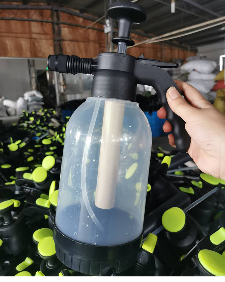 耐酸碱2l气压式喷壶浇花壶喷水壶 洗车液自洁素汽车美容用喷壶