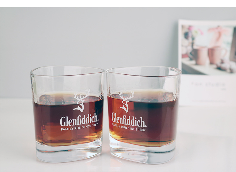 马爹利干邑杯格兰菲迪威士忌杯 尊尼获加水滴杯 卡幕郁金香洋酒杯