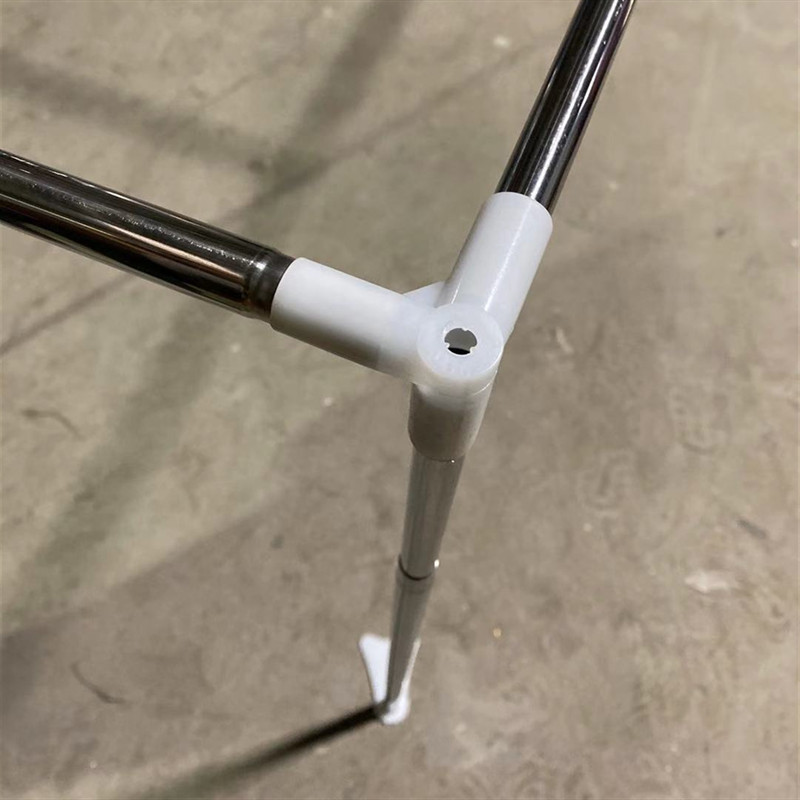 不锈钢伸缩压脚蚊帐支架 学生上下铺通用蚊帐支架伸缩床帘蚊帐