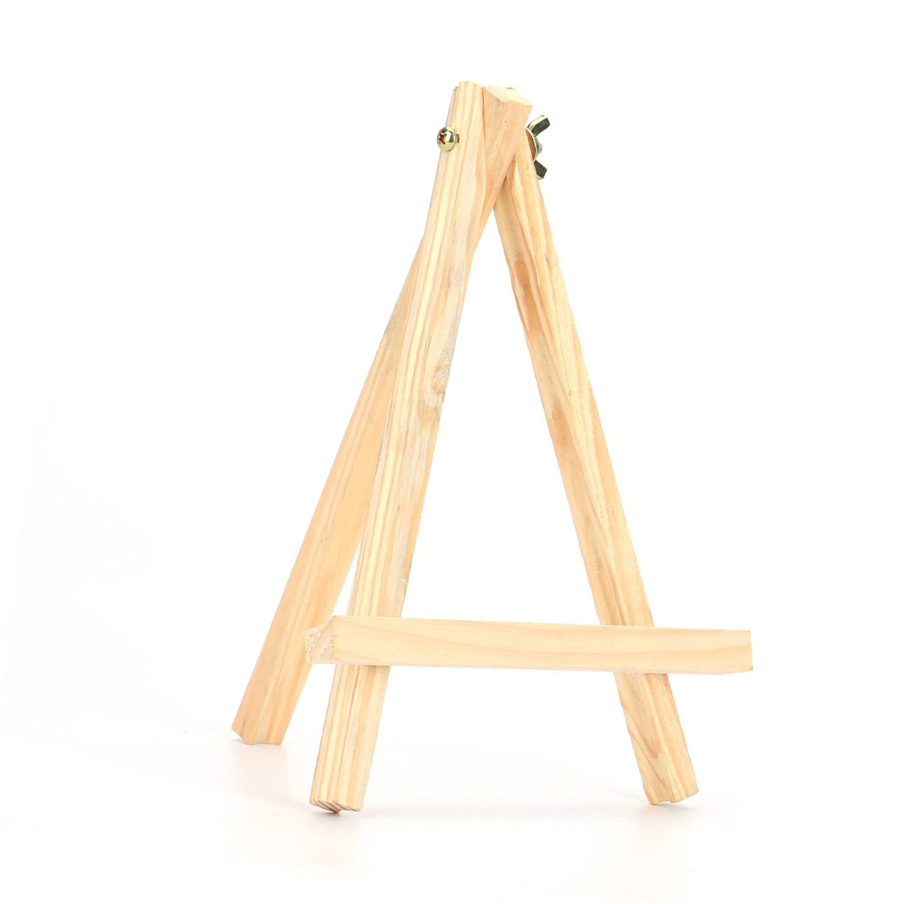 11*19迷你小画架 桌面三角支架原松木头装饰展示摆件diy支架