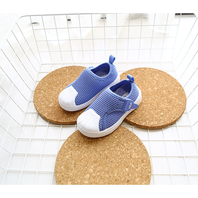 企鹅同学宝宝鞋2021春季学生网面透气学步鞋男童女童机能鞋童鞋靴