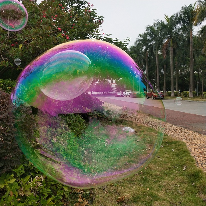 儿童户外泡泡圈环圆圈泡泡圈吹泡泡玩具魔术表演道具好大泡泡秀