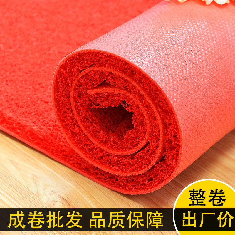 Wholesale Door Advertising Welcome Pvc Plastic Mats Outdoor Hotel Anti-Skid Non-Slip Entrance Pvc Loop Carpet