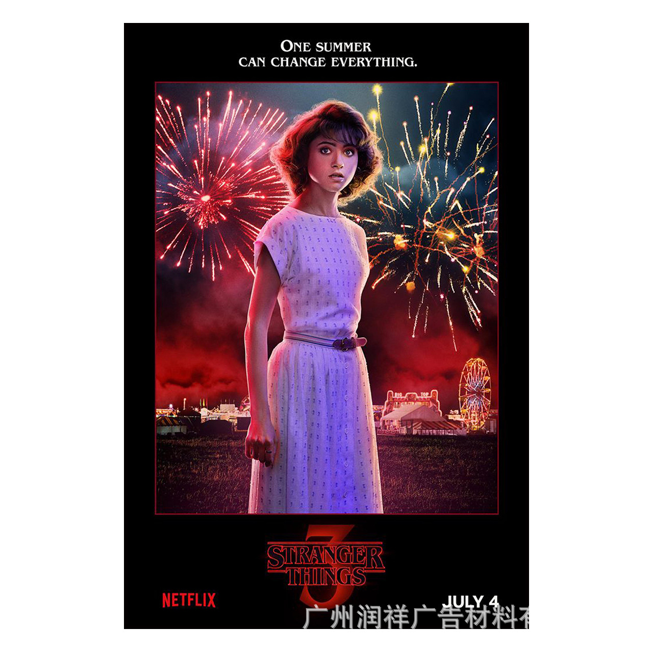 【美剧stranger things怪奇物语】个性挂画客厅装饰画钢铁侠海报