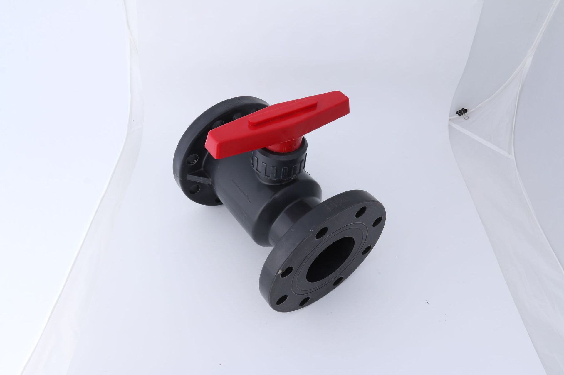 厂家供应 pvc活接式法兰球阀 upvc法兰式球阀 工业管件