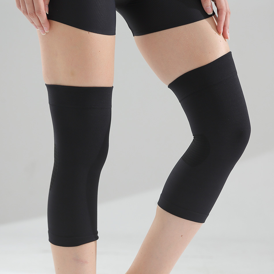 Non-Slip Silicone Knee Cap Sports Leg Guard Middle-Aged and Elderly Leg Protection Anti-Injury Men and Women Air-Conditioned Room Knee Warm