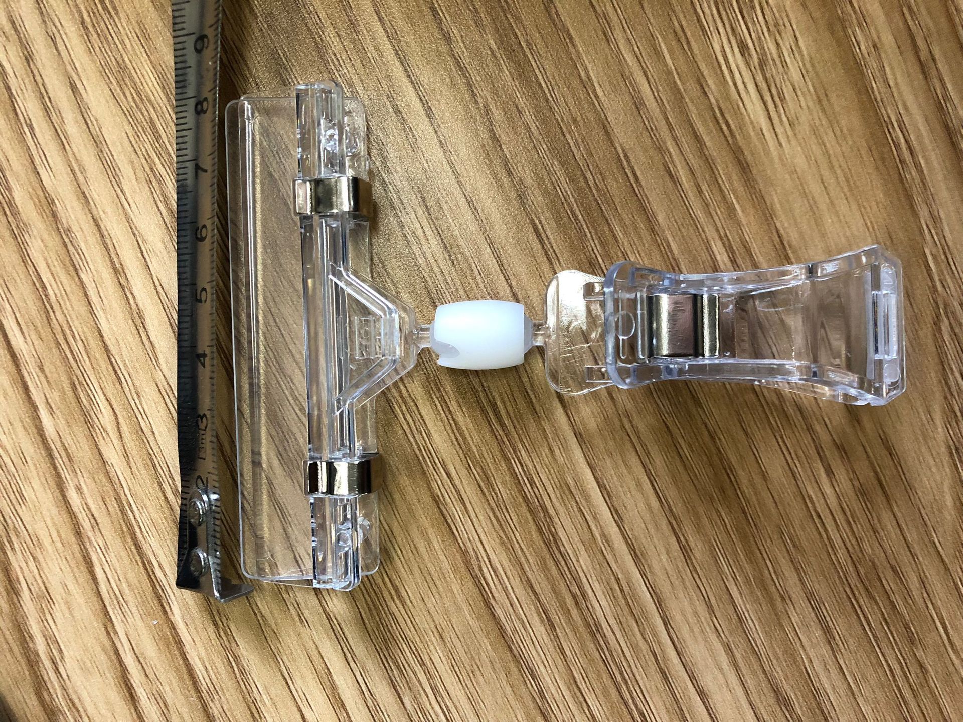 秀可pop夹广告夹牌夹价格牌双头透明标签夹货架夹水晶夹子双头夹