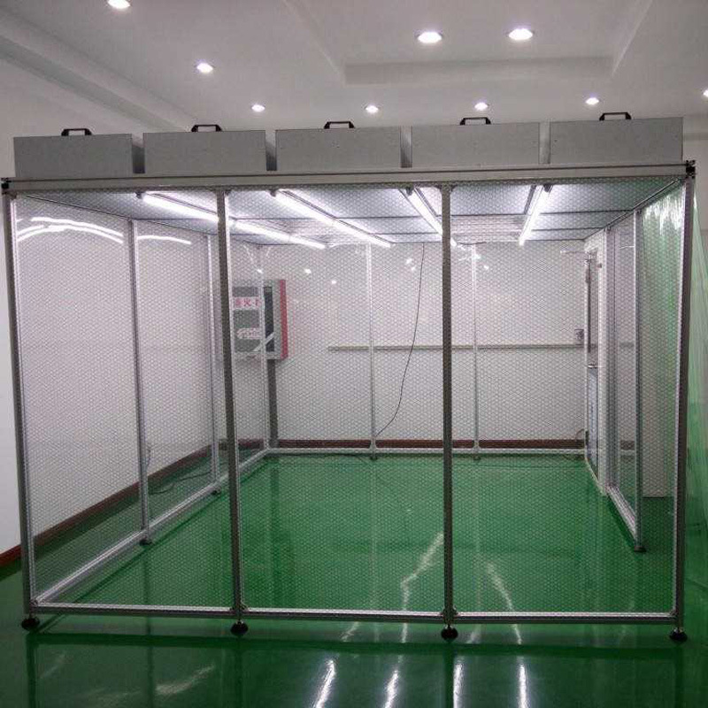 来样定制无尘车间铝型材配件洁净厂房透明无尘车间搭建铝型材框架