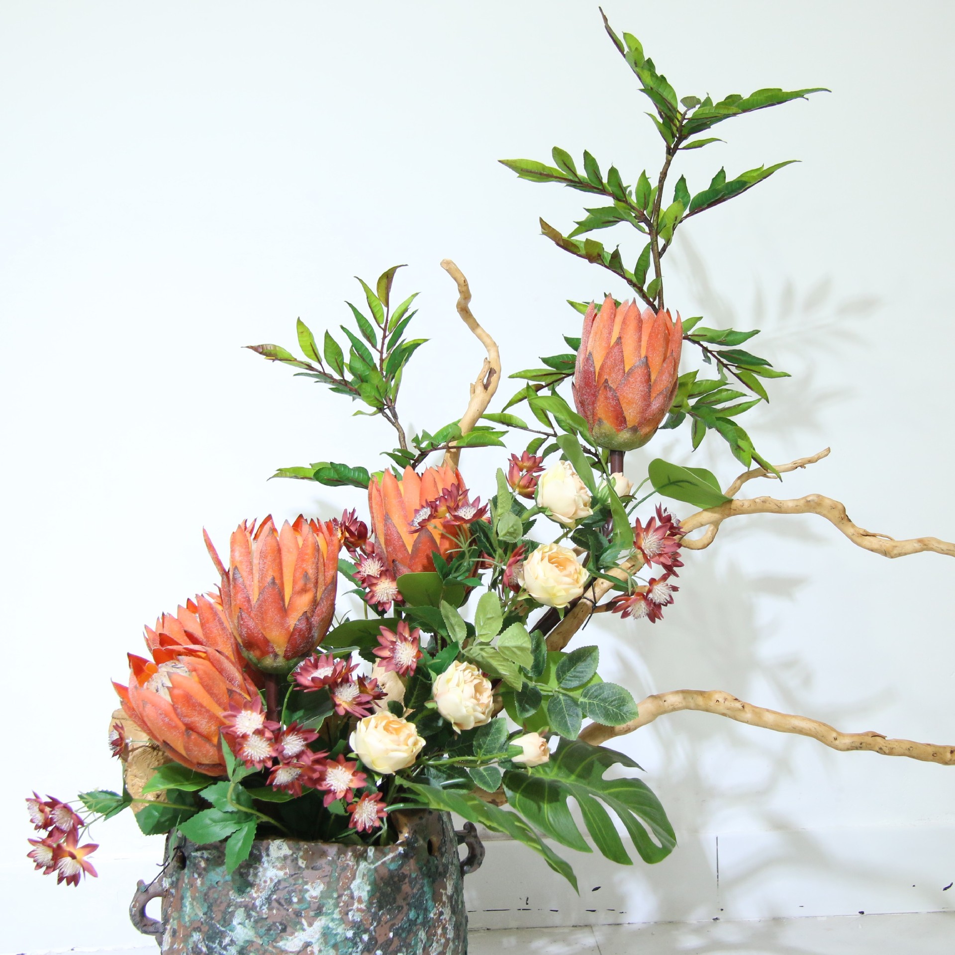 仿真花大帝王花热带植物摆设婚庆插花花艺装饰