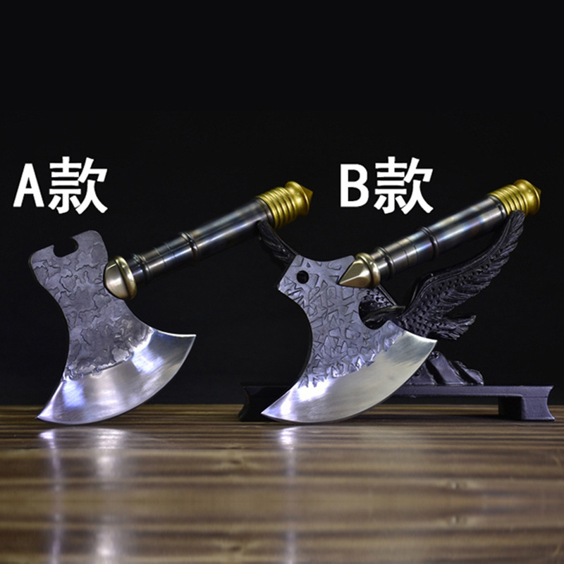 斧头劈柴神器斧家用农村锻打大斧头砍柴砍树木工户外斧子板斧