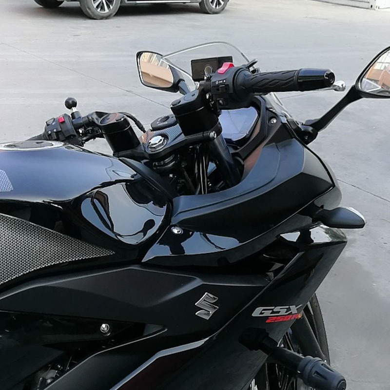 适用铃木gsx250r手把加高码 摩托车改装配件铝合金铃木车把增高器