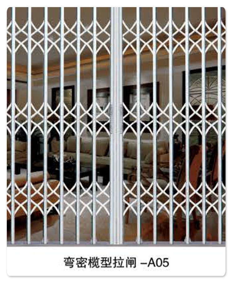 室内外栅栏门 折叠门隔断 厨房阳台推拉门 不锈钢拉闸门