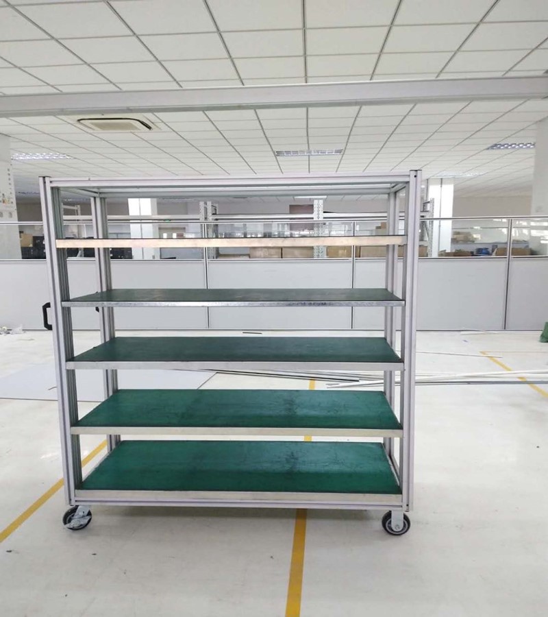 来图来样定做车间物料周转车 移动物料架定制 三层周转车厂家