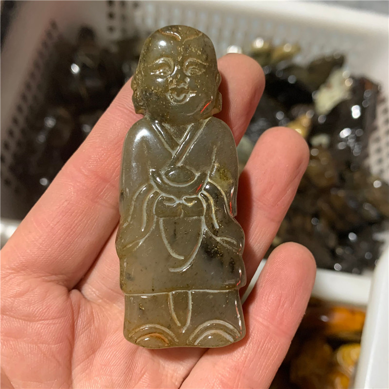 古玉器杂件岫坠仿古玉器户外地摊外地仿古玉老玉把玩批发古玉器玉