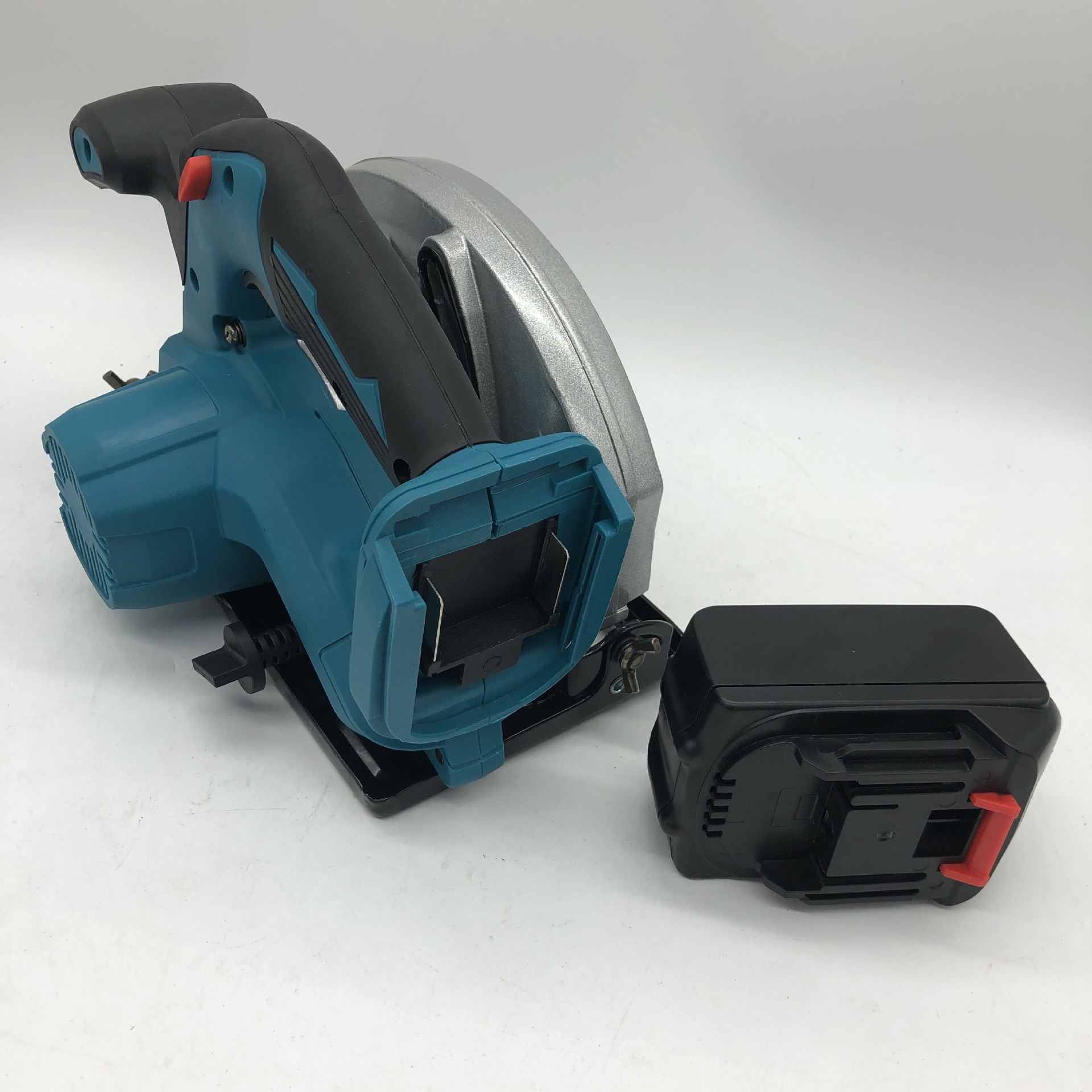 充电式七寸电圆锯木工锯锂电电锯圆盘切割机手提锯切割机云石机