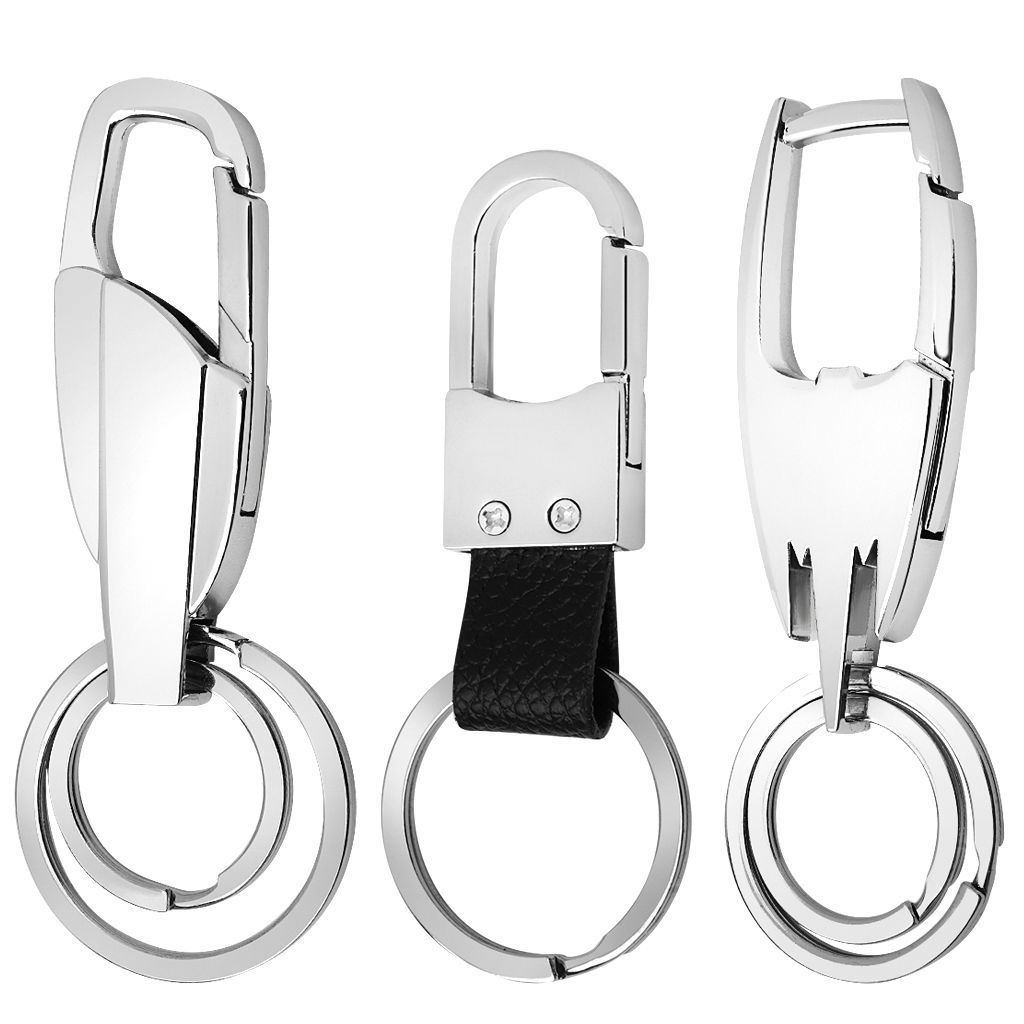 精品汽车钥匙扣男士腰挂钥匙扣创意纯金属汽车钥匙圈挂件男士礼物