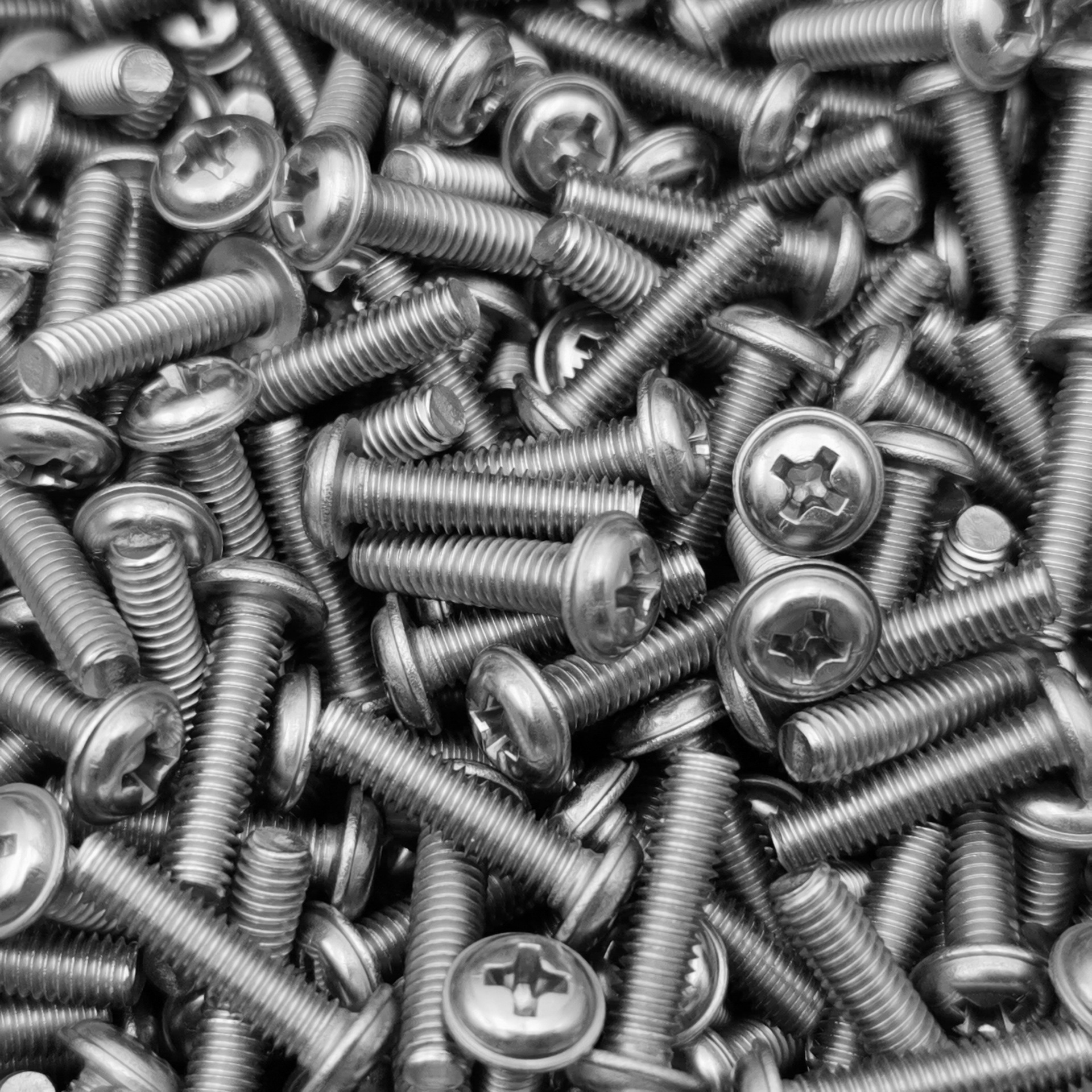 铁镀镍pwm 十字带垫片 大头机螺钉 m2/m2.