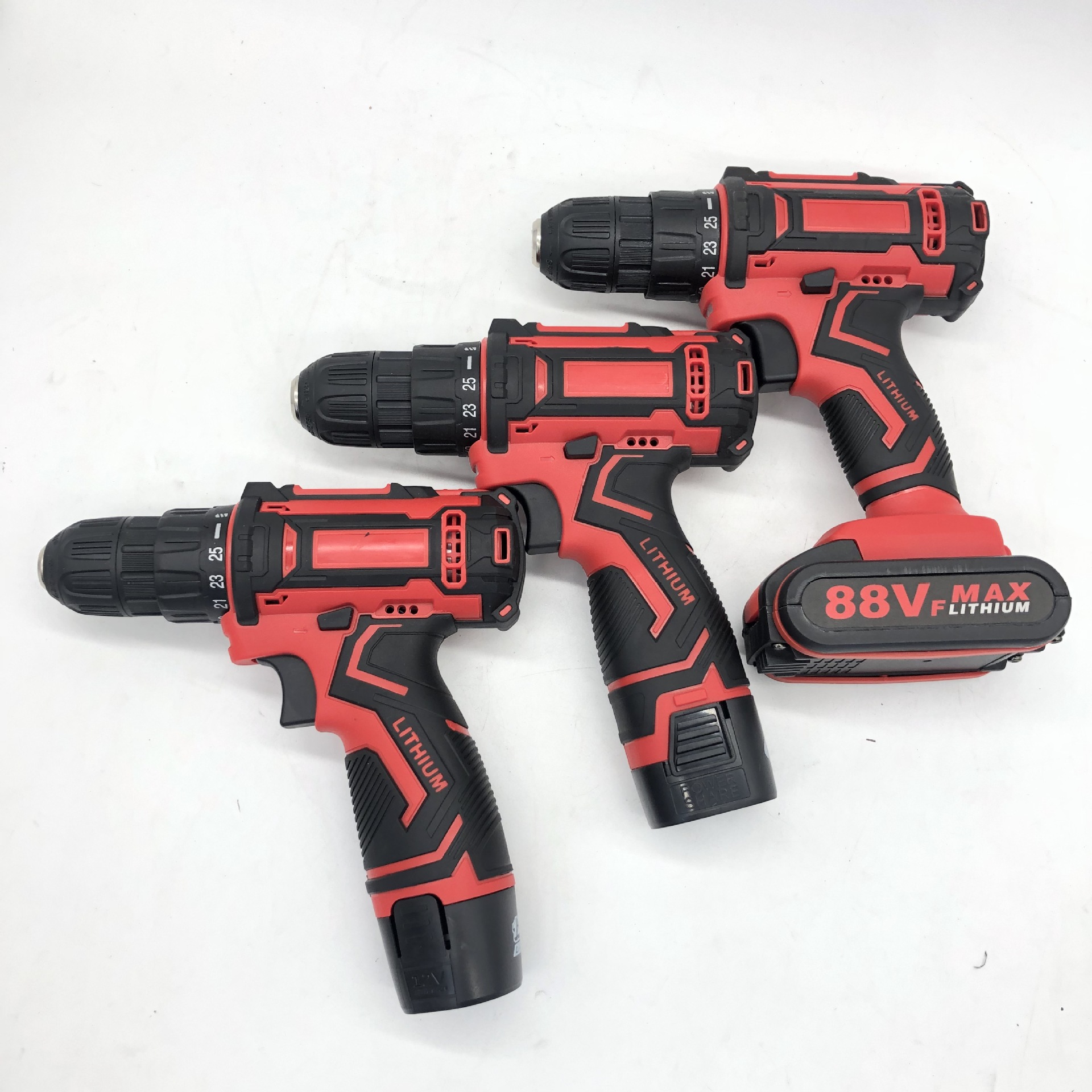 批发12v16v18工具锂电充电钻手电钻电动螺丝刀起子机扭力钻
