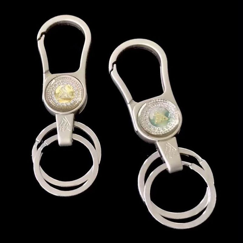 强人4314 4315 4316钥匙扣挂板金属汽车钥匙链地摊情侣腰挂钥匙扣