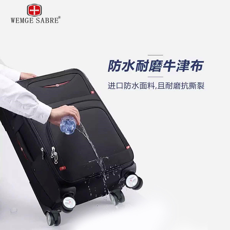 Trolley Case Large Capacity Oxford Cloth Luggage Universal Wheel Travel Suitcase Luggage 20 Boarding Bag