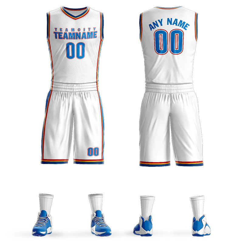 篮球服套装定制雷霆19赛季城市版球衣威少乔治篮球服比赛训练球服