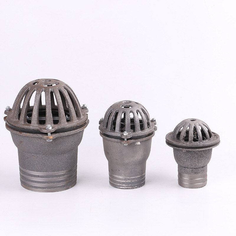 通用过滤单向止回阀 批发自吸水泵莲蓬头铸铁塑料abs圆笼头底阀