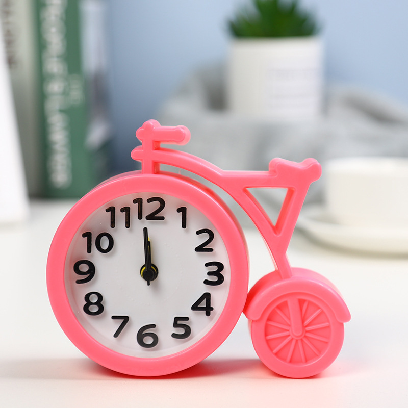 Color Children's Alarm Clock Cartoon Creative Alarm Clock Alarm Alarm Watch Student Alarm Clock Mute Bedside Alarm Clock Direct Sales