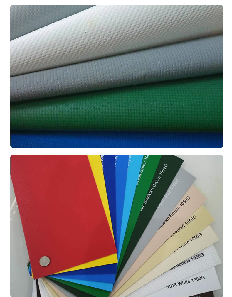 彩色pvdf膜布 雨棚车棚膜材pvdf棚布 停车棚篷房pvc膜布加工定制