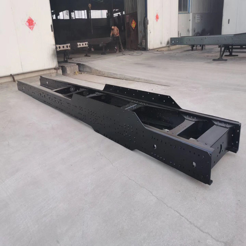 供应陕汽德龙车架大梁 陕汽德龙f3000自卸车车架子加厚车架大梁